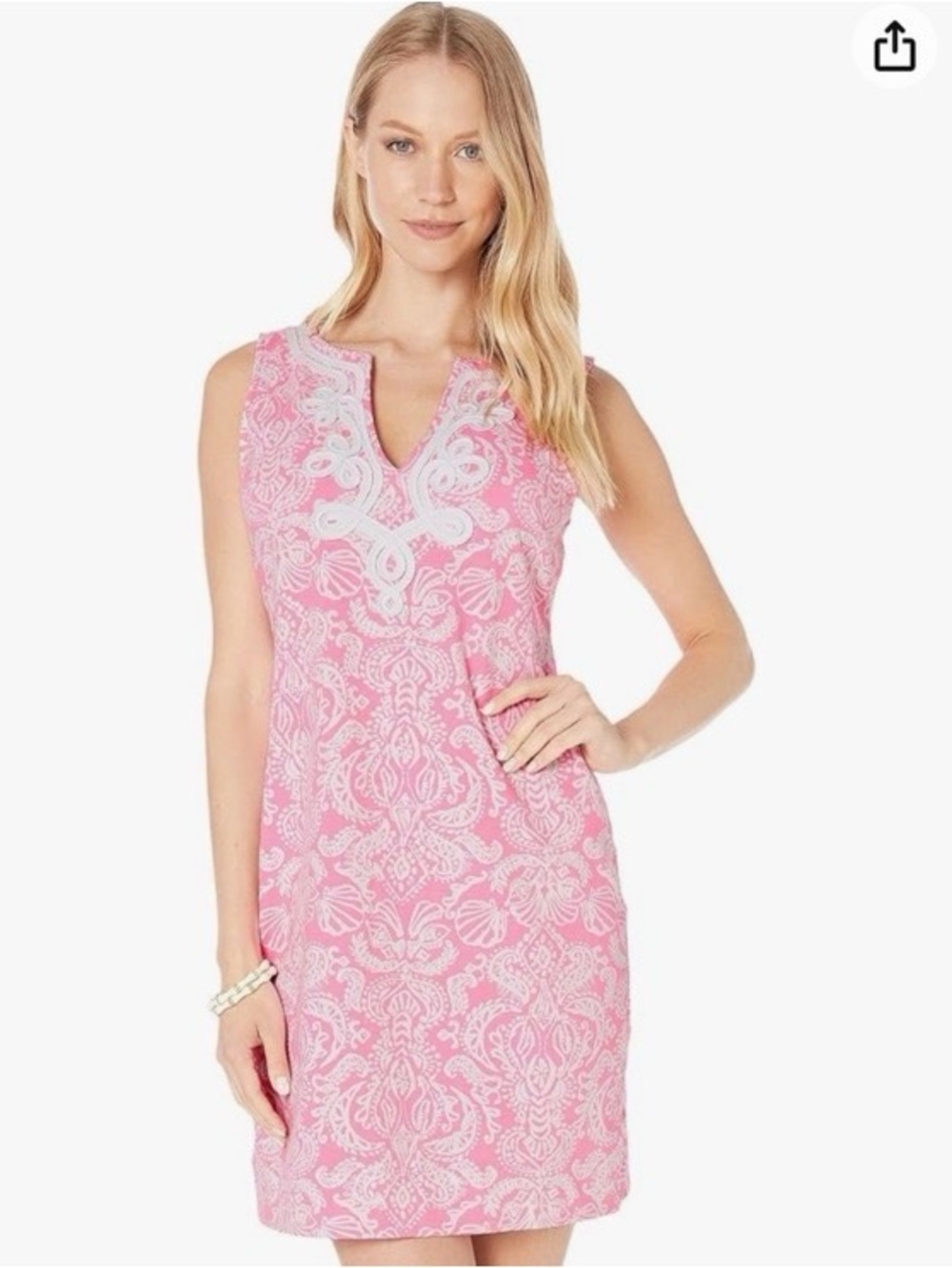 Lilly Pulitzer Harper Shift Dress Havana Pink Clawdia